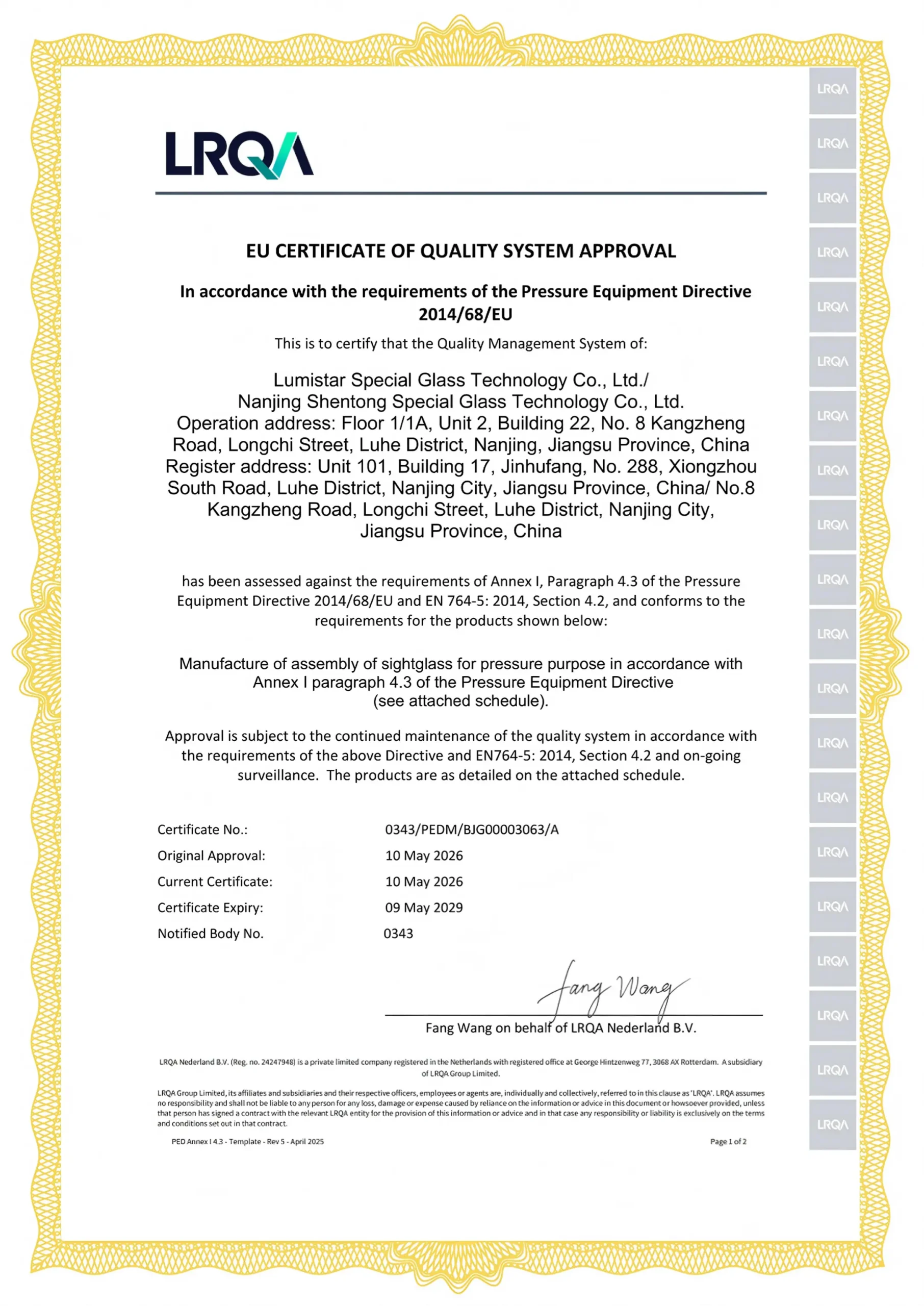 PED 201468EU Certification (1)